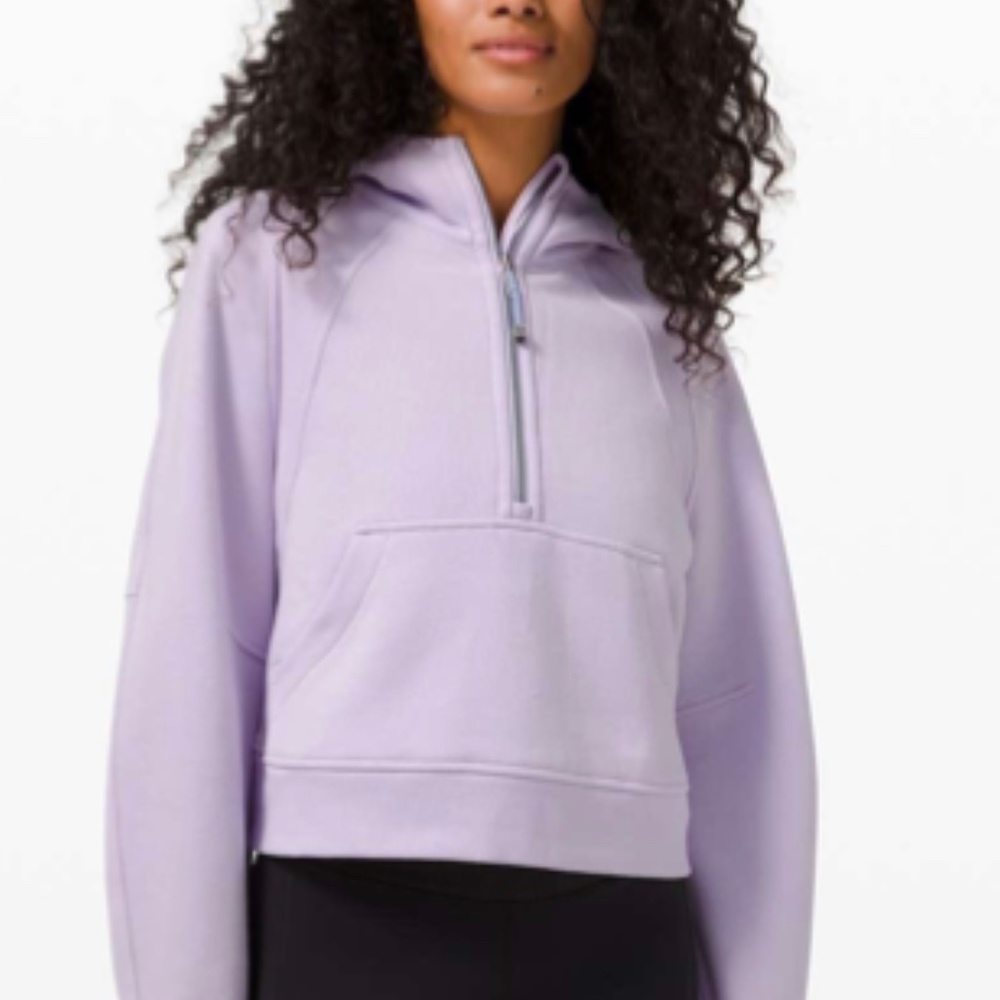 💜Lululemon Oversized Scuba 1/2 Zip • Lavender Dew • M/L💜